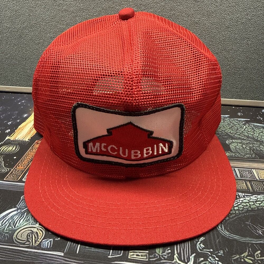Vintage Trucker Hat Mesh SnapBack Farming Agriculture McCubbin